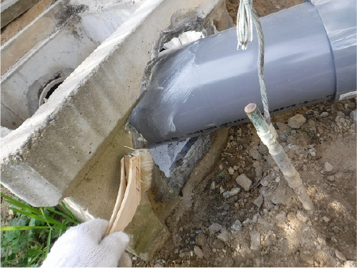 雨水桝補修工事