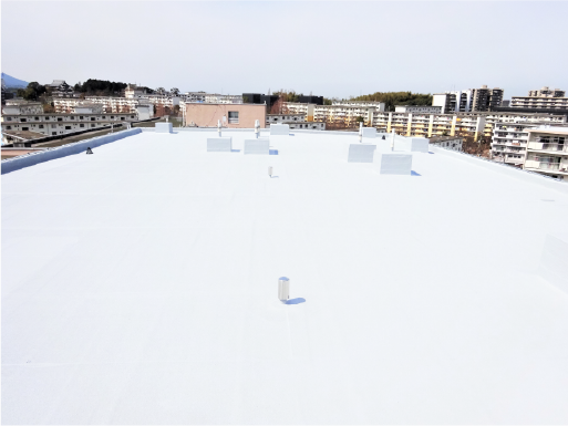 露出アスファルト防水改修