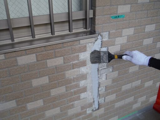 タイル亀裂補修