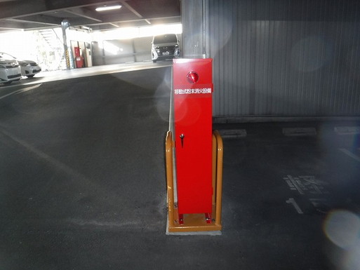 移動式粉末消火設備ボックス改修5