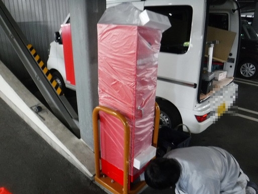 移動式粉末消火設備ボックス改修3