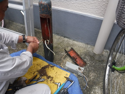 外灯改修工事2-2