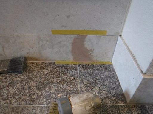 大理石破損リペア補修2